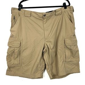 DULUTH TRADING khaki cargo shorts H24